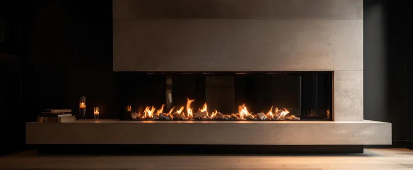 Gas Fireplace Ember Bed Design Services in Miami Lakes, Florida