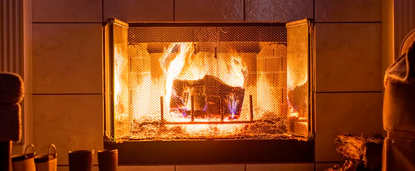 Mendota Hearth Landscape Fireplace Installation in Miami Lakes, Florida