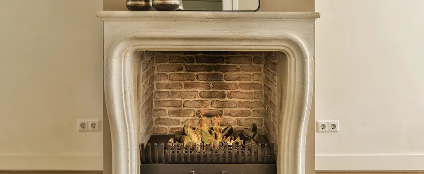Vintage-style Fireplace Redesign in Miami Lakes, Florida