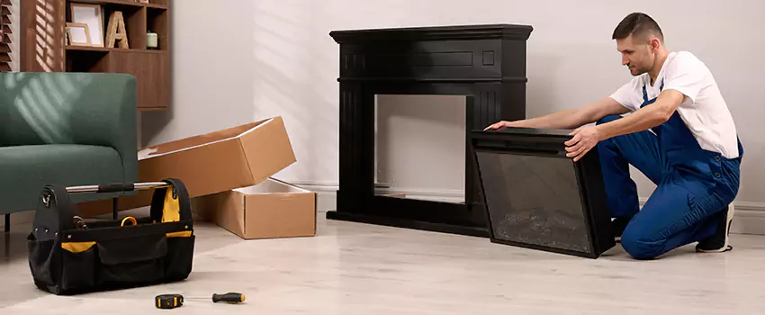 Old Rusted Metal Fireplace Repair And Replacement in Miami Lakes, FL